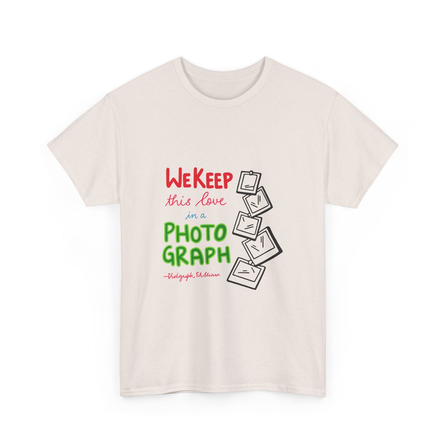 White Paw Print Unisex Heavy Cotton Tee Printify