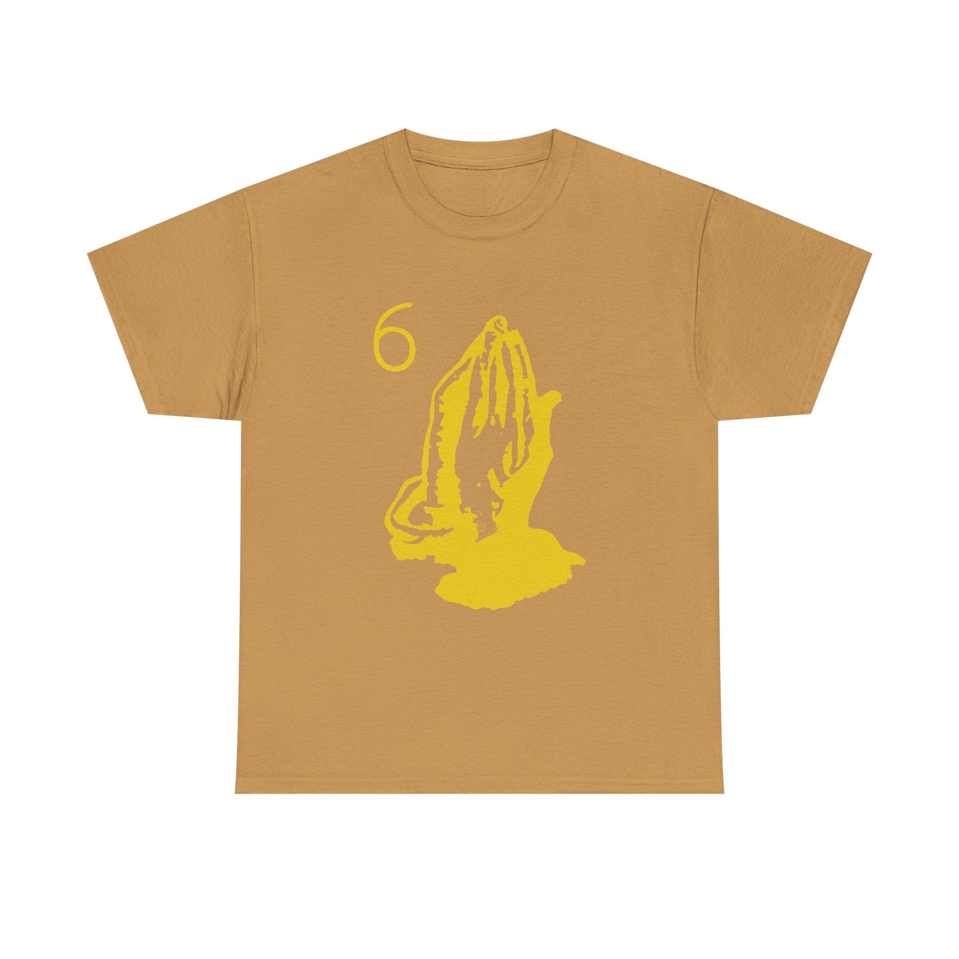 6 God Prayer Hands Heavy Cotton Tee Printify