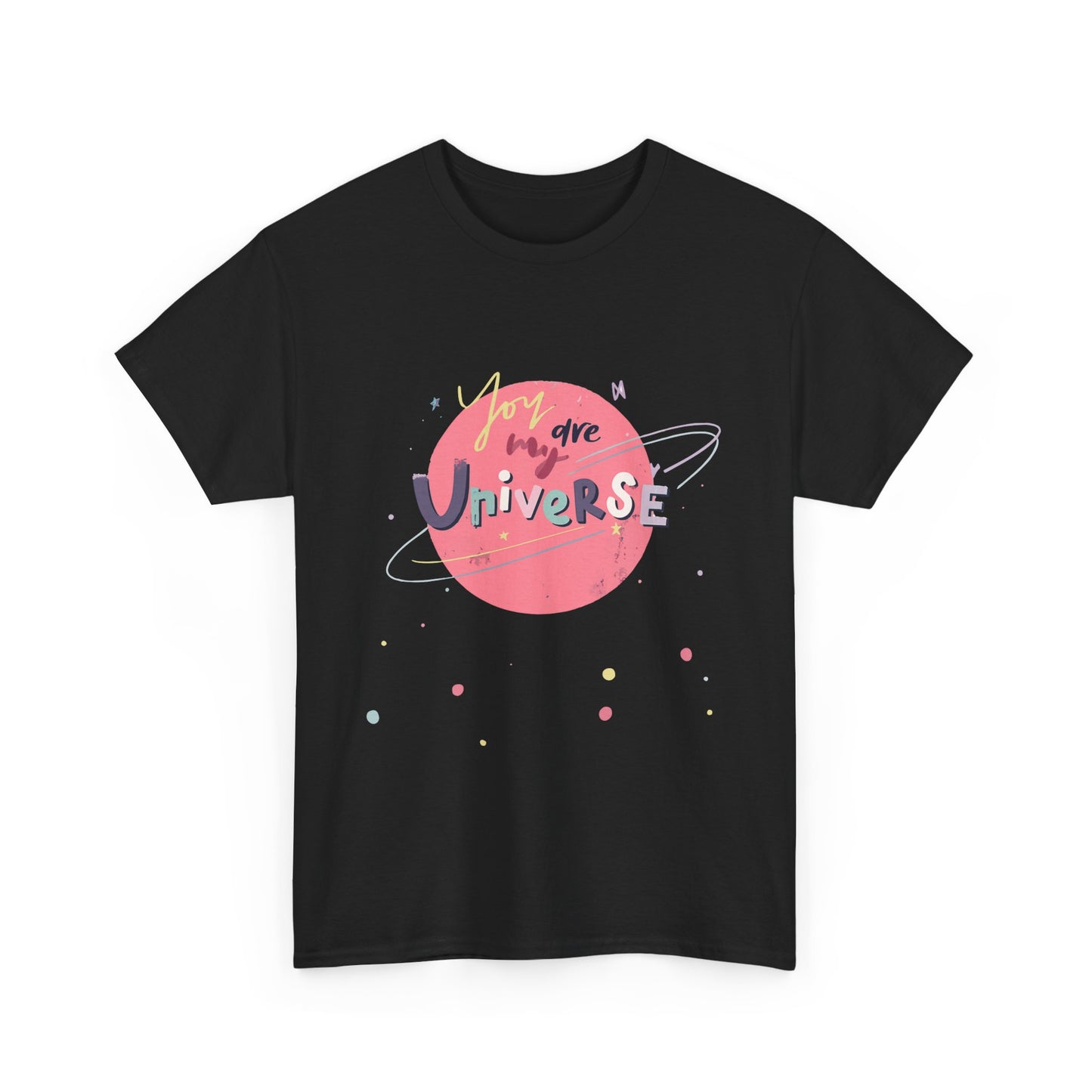 Pastel Planet & Universe Unisex Cotton Tee Printify