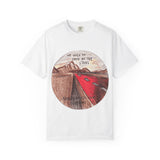 Hand-Drawn Desert Unisex Garment-Dyed T-shirt - snazzymerch