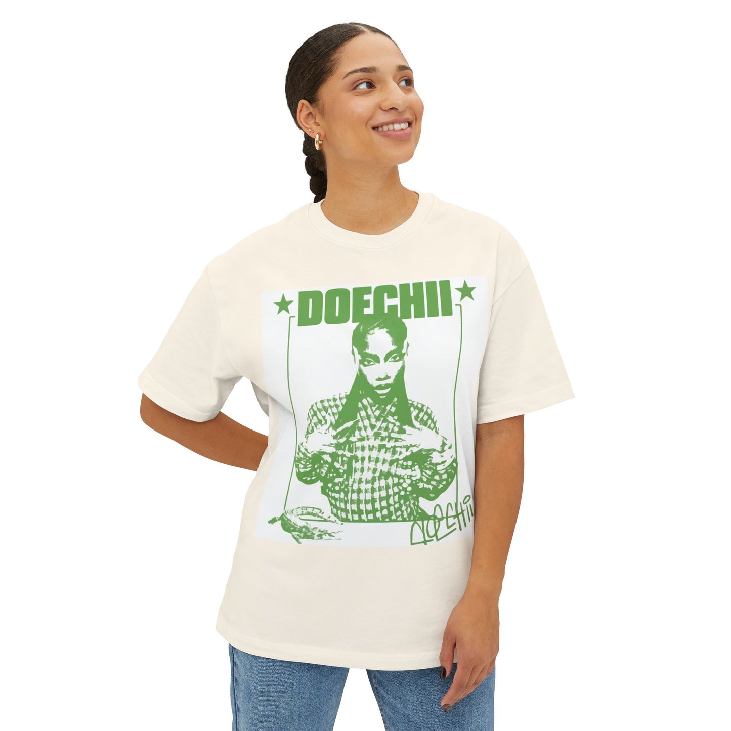 Star Frame Unisex Oversized Boxy Tee - snazzymerch