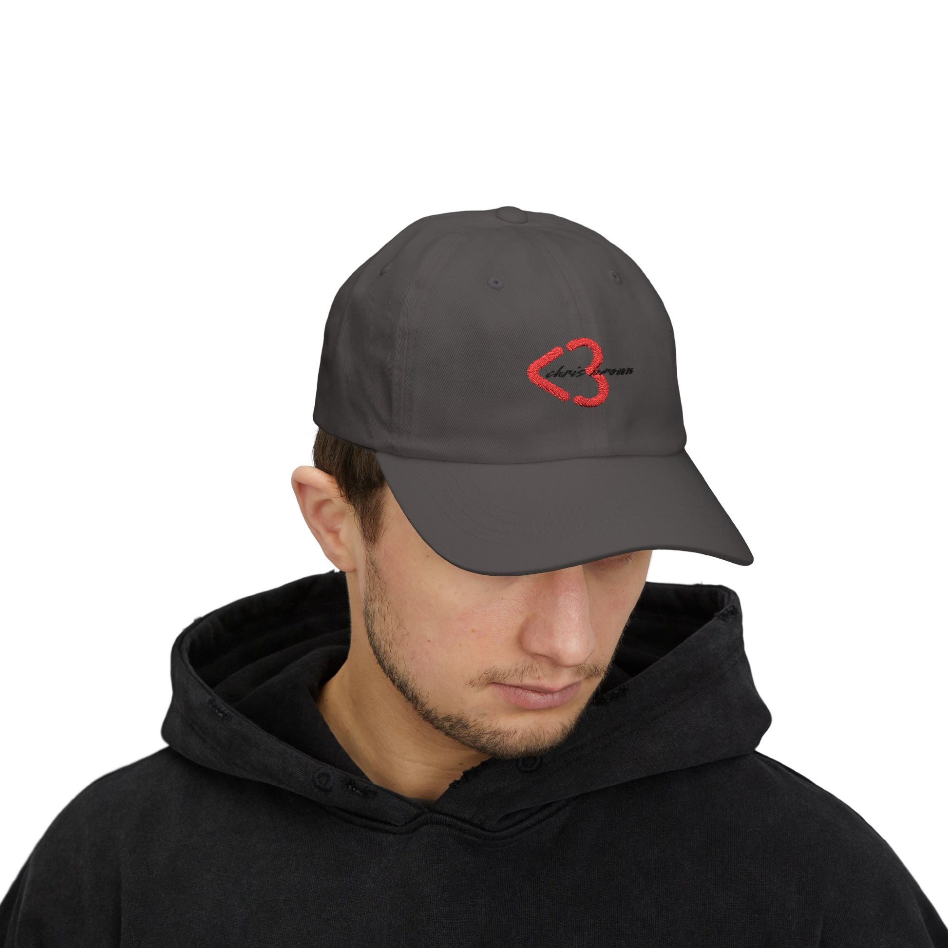 Minimal Heart Icon Classic Dad Cap - snazzymerch