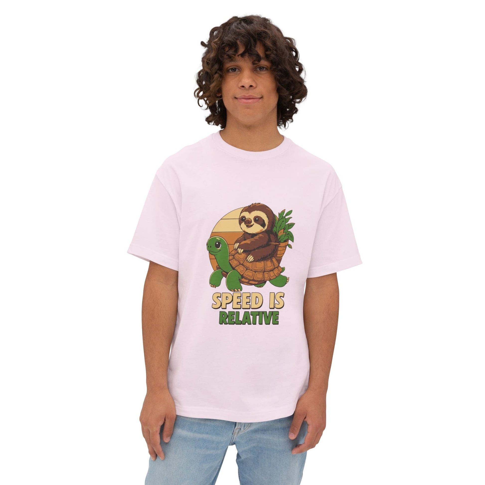 Oversized boxy Tee – Snazzy Speed Edition Printify