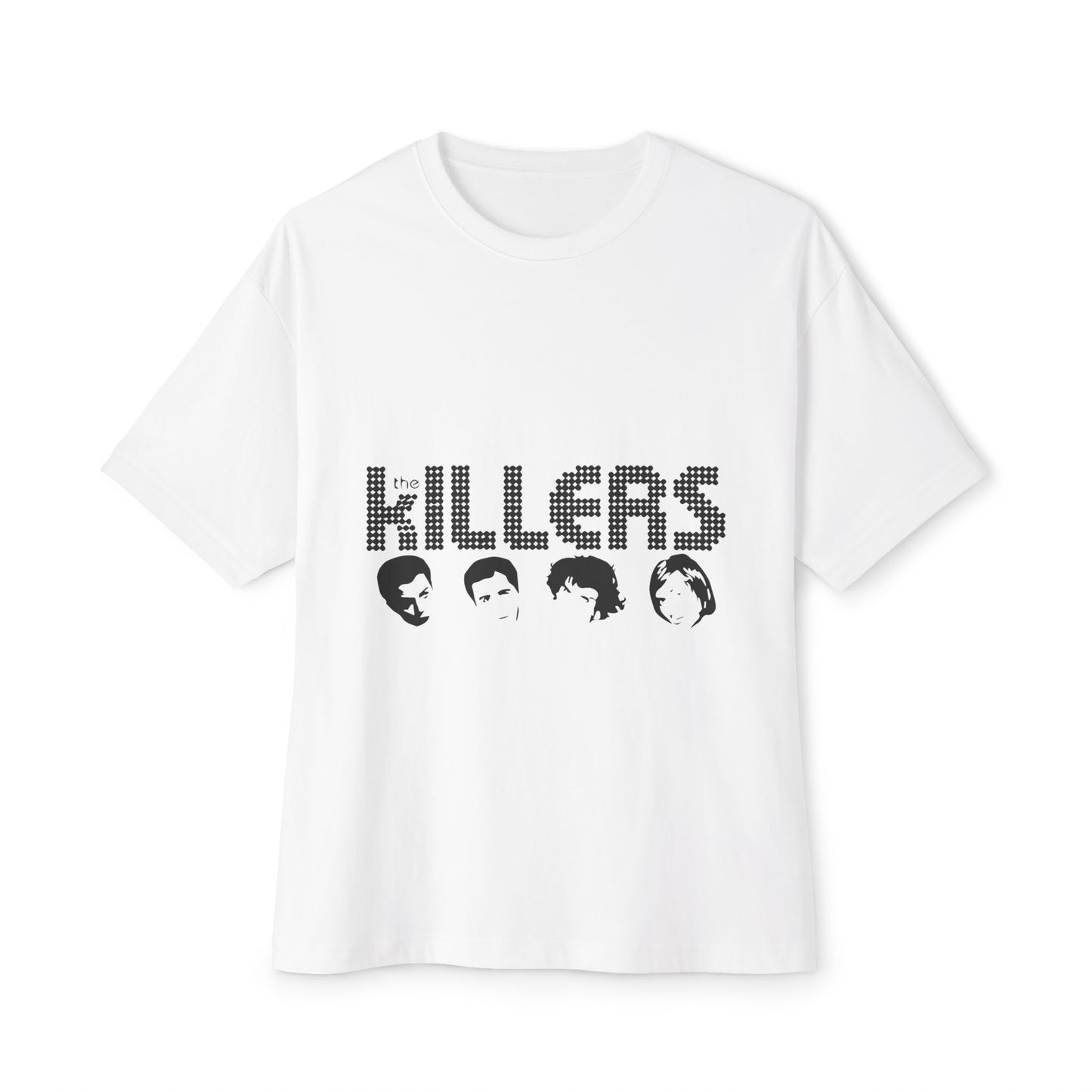 Diamond Dot Retro Unisex Oversized Boxy Tee - snazzymerch