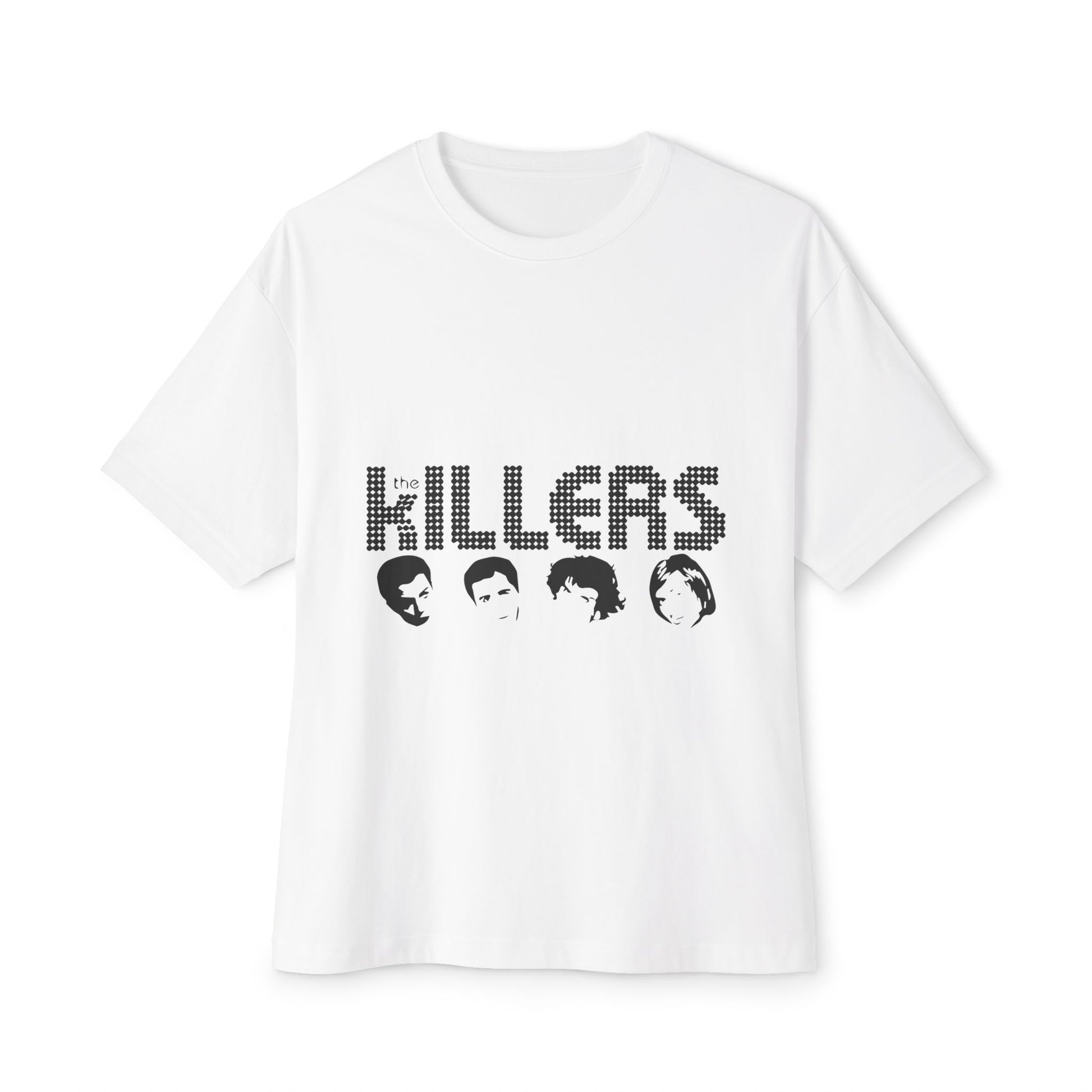 Diamond Dot Retro Unisex Oversized Boxy Tee - snazzymerch