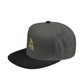 Golden Brush Script Snapback cap Printify