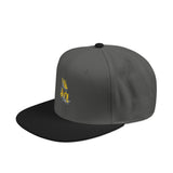 Golden Brush Script Snapback cap Printify