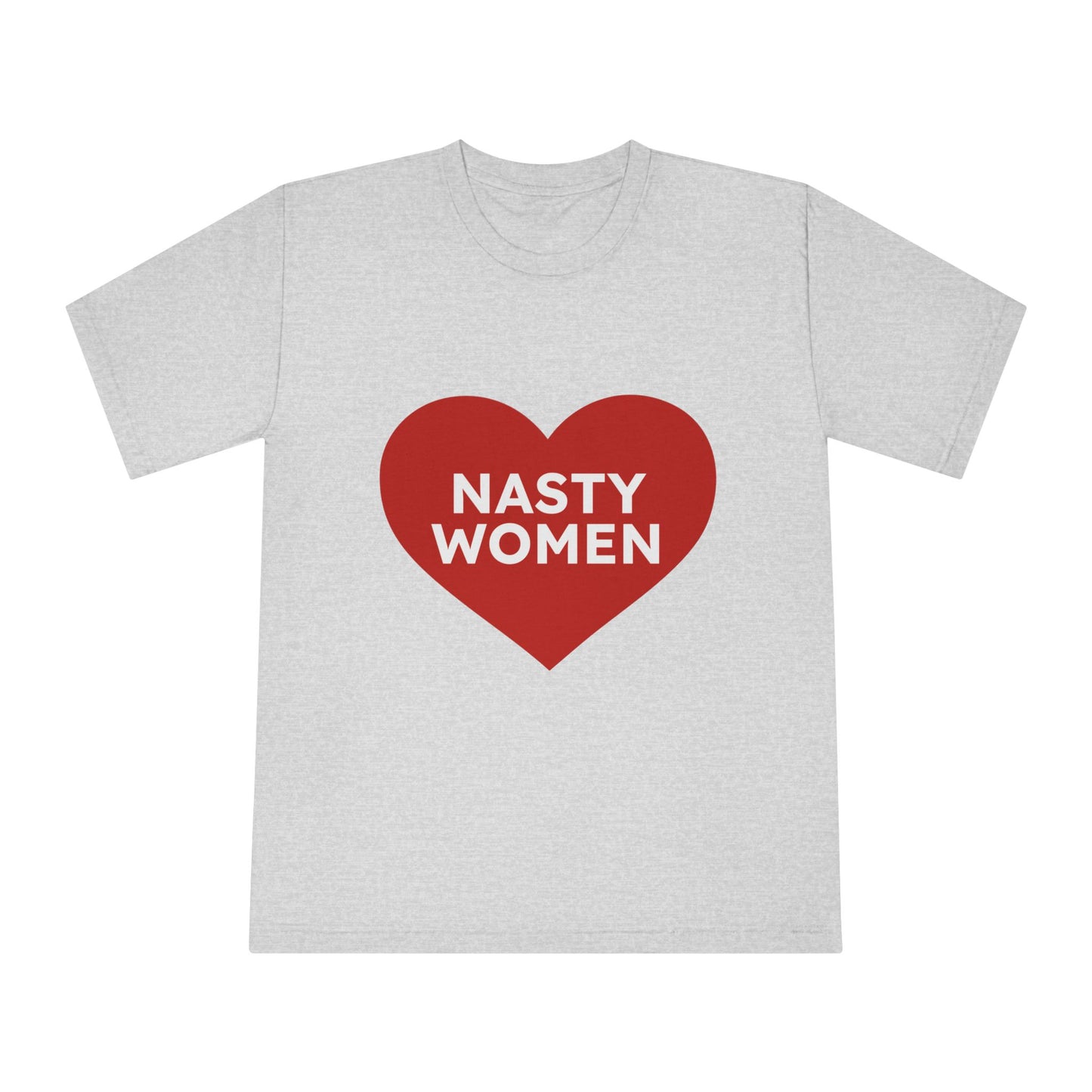 Nasty Women Heart - Unisex Classic Crewneck T-shirt Printify