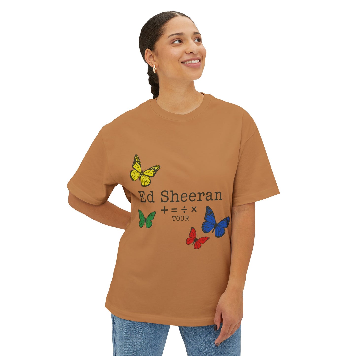 Ed Sheeran Butterfly Boxy Tee | Oversized Fit