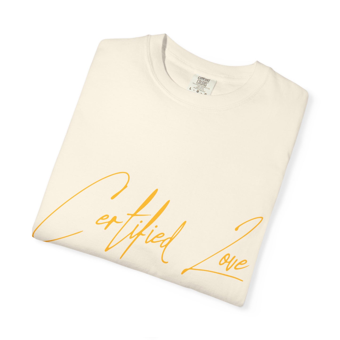 Certified Lover Boy Script Dyed Tshirt Printify