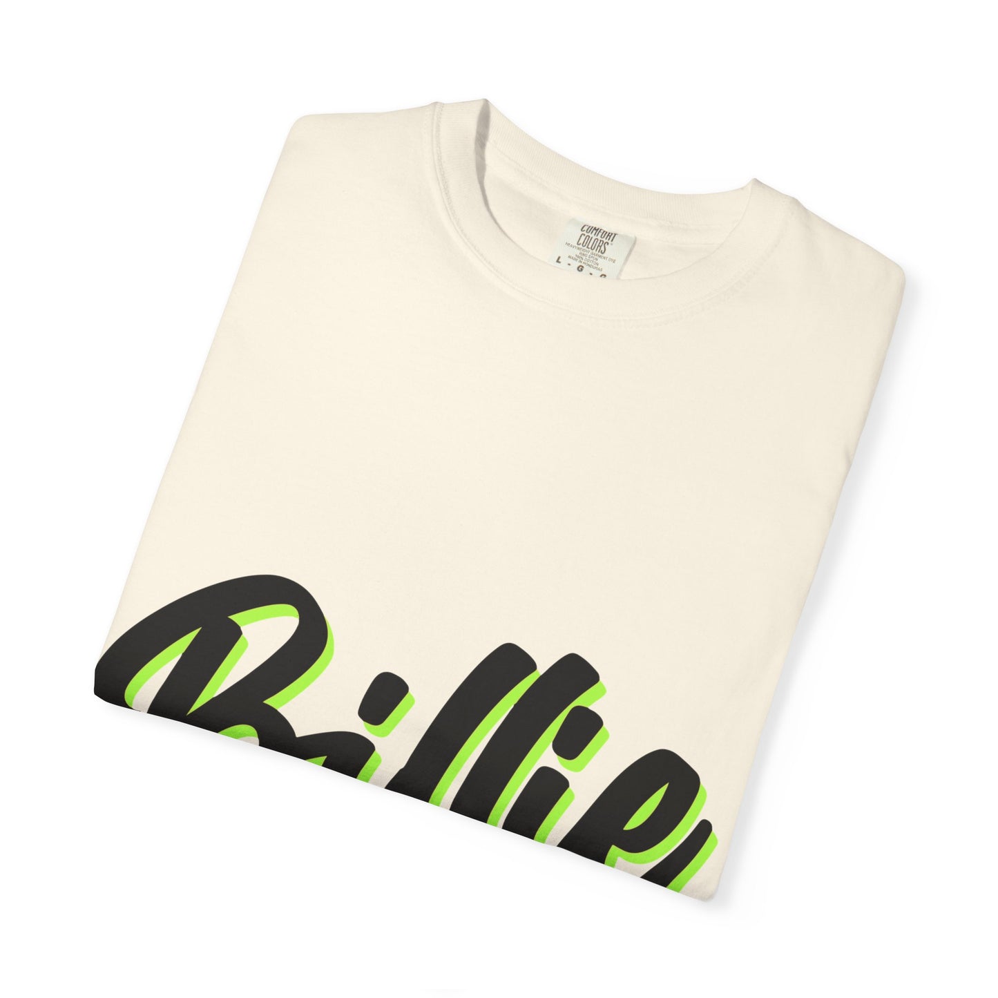 Billie Eilish Inspired Dyed T-shirt – Electric Script Vibes Edition Printify