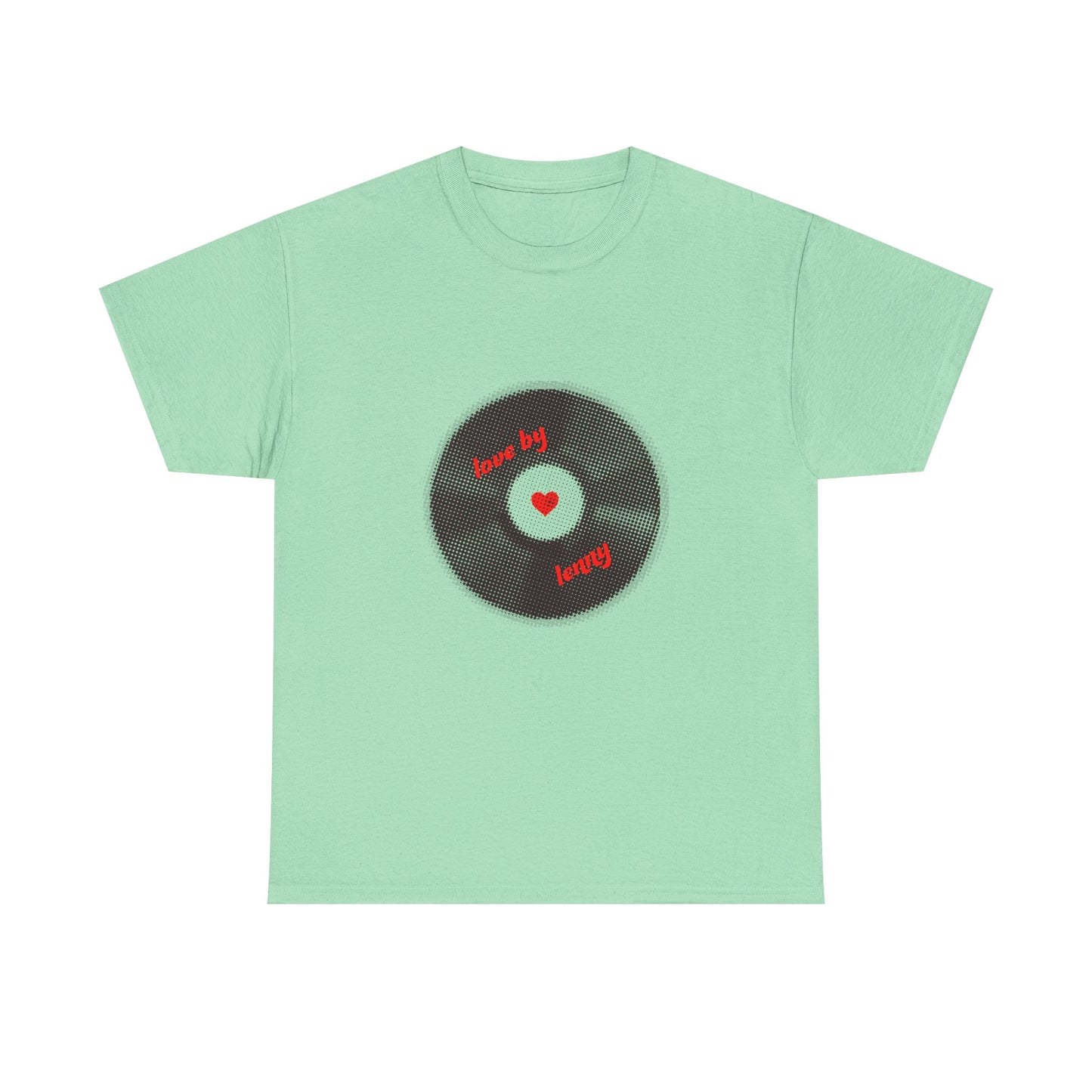 Vinyl Love Spin Unisex Heavy cotton tee Printify