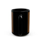 Minimalist Monochrome Black Mug (11oz, 15oz) - snazzymerch
