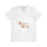 Trojan Spirit Unisex Jersey Short Sleeve V-Neck Tee - snazzymerch