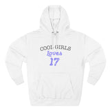 Love for 17 Graphic Three-Panel Fleece Hoodie - snazzymerch