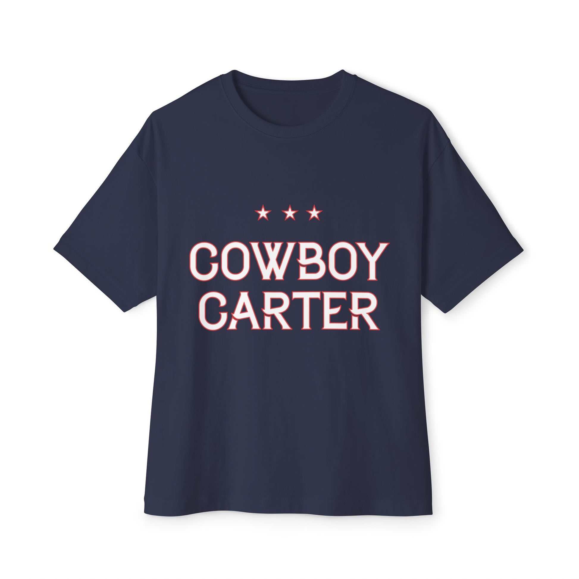 Western Cowboy Unisex Oversized Boxy Tee - snazzymerch