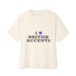 I Love British Accents-Oversized Tee Printify