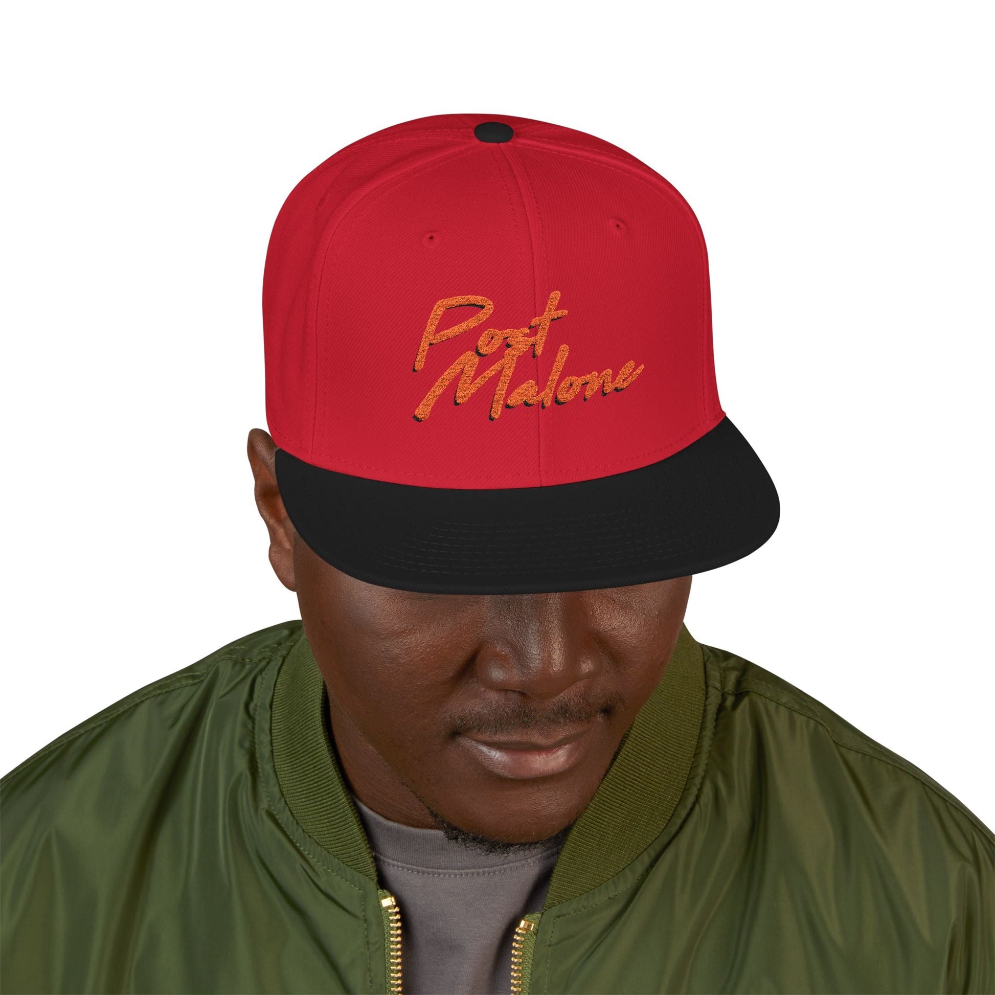 Snapback (Embroidery) – Post Melone Name Design Printify