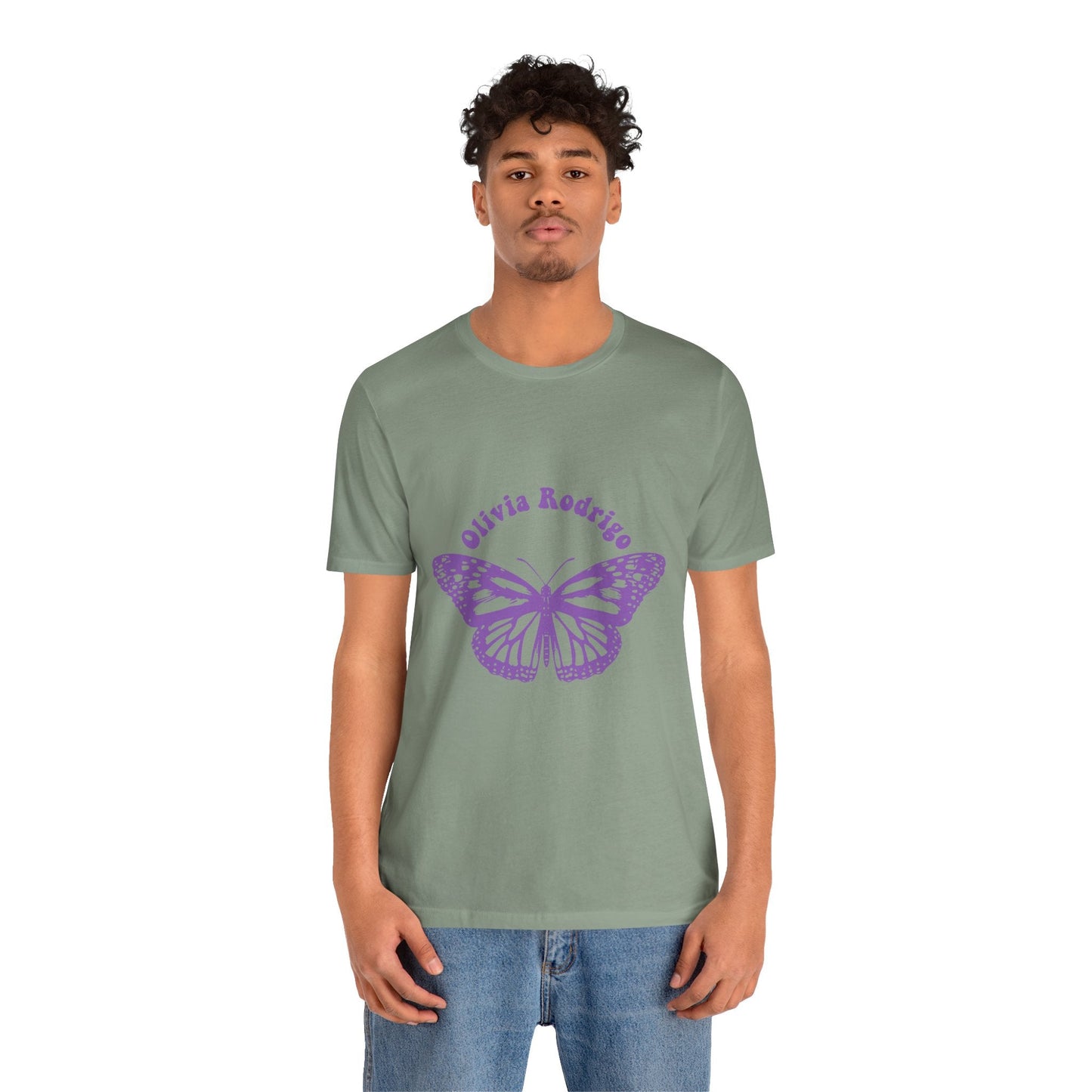 Olivia Rodrigo Unisex Jersey Short Sleeve Tee - With Butterfly Printify