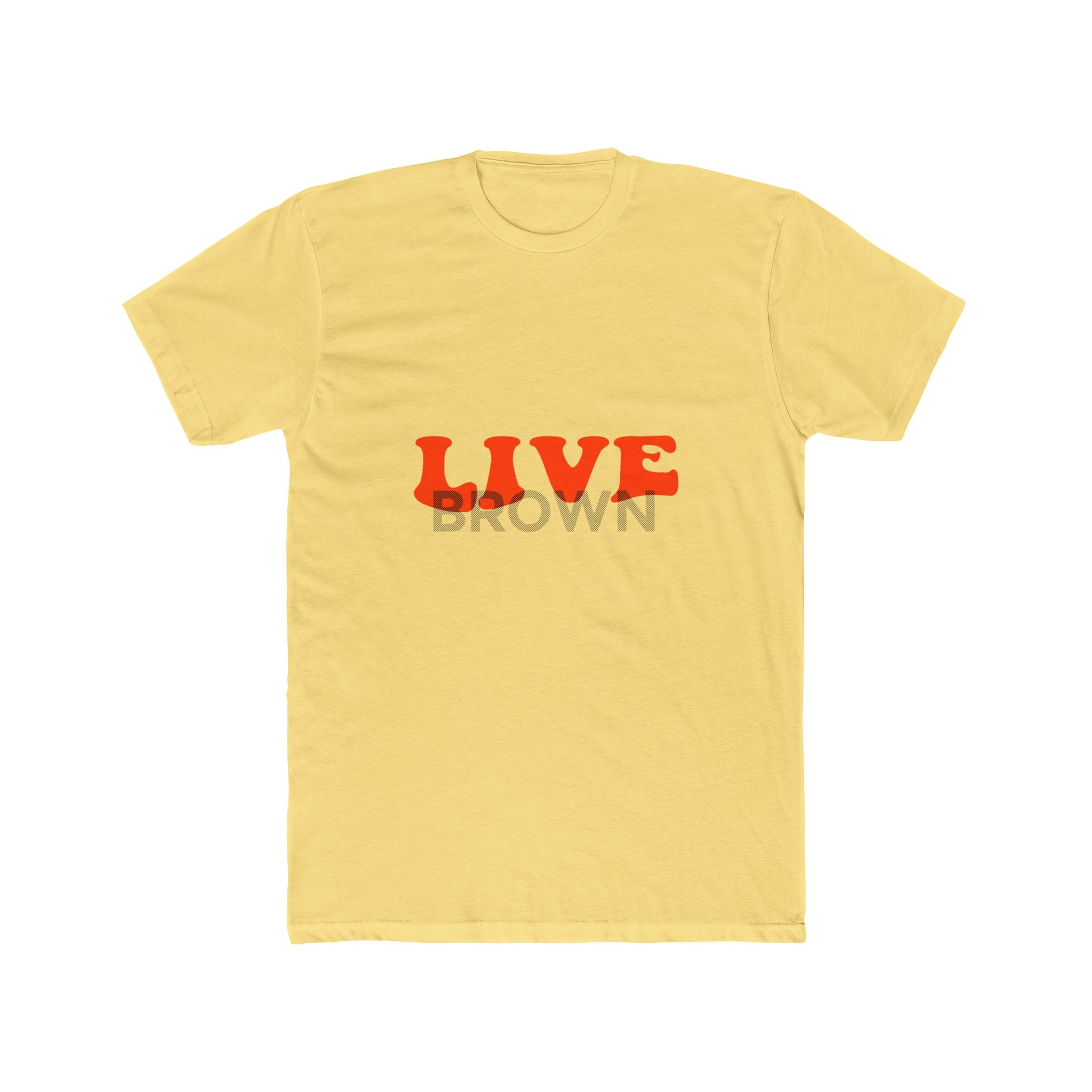 Retro Live Lettering Print Unisex Cotton Tee - snazzymerch