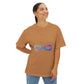 Cosmic Infinity Loop Unisex Oversized Boxy Tee Printify