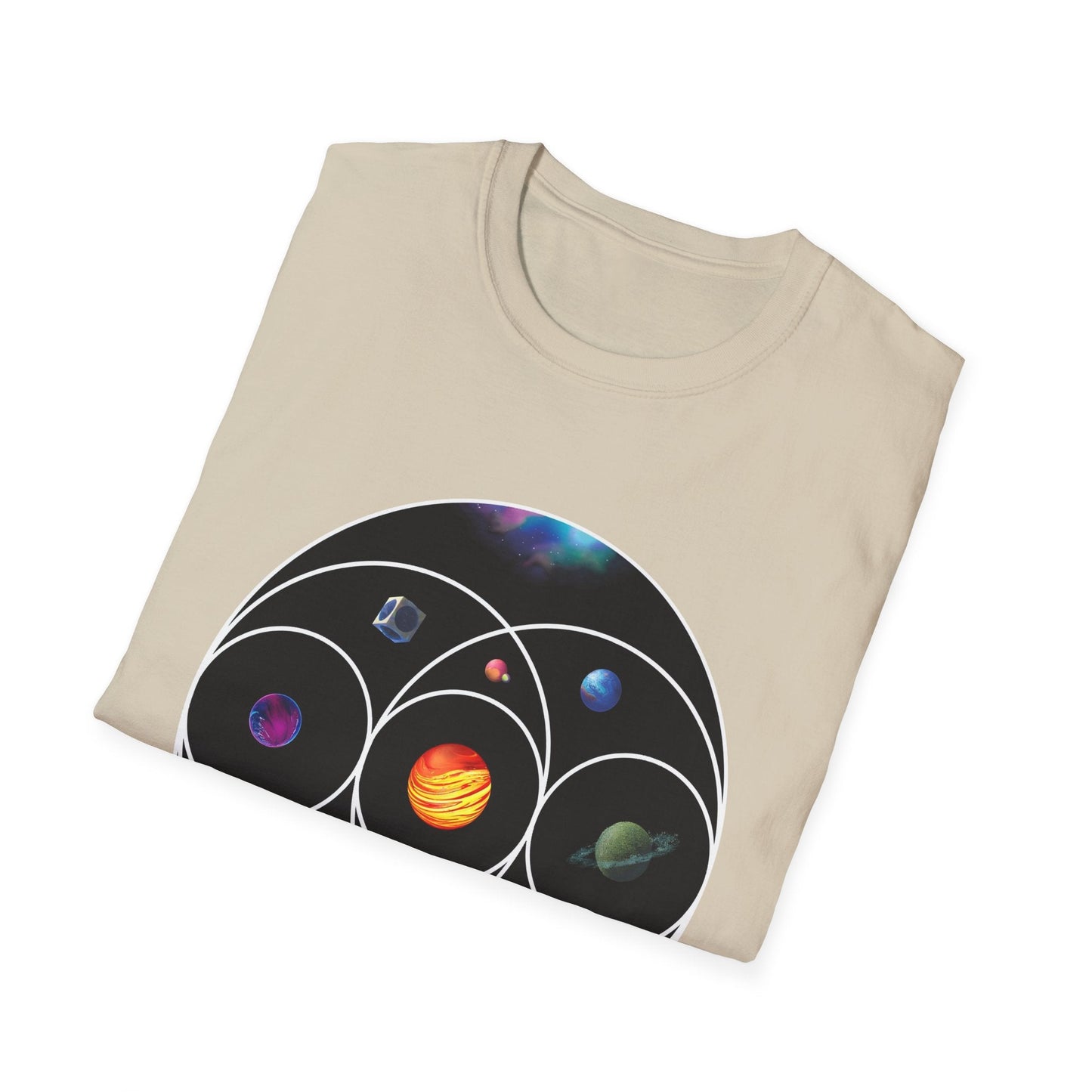 Unisex Softstyle T-Shirt Inspired by Coldplay’s Illustration Concept Printify