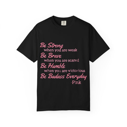 Beautiful Script Unisex Garment-Dyed T-shirt - snazzymerch