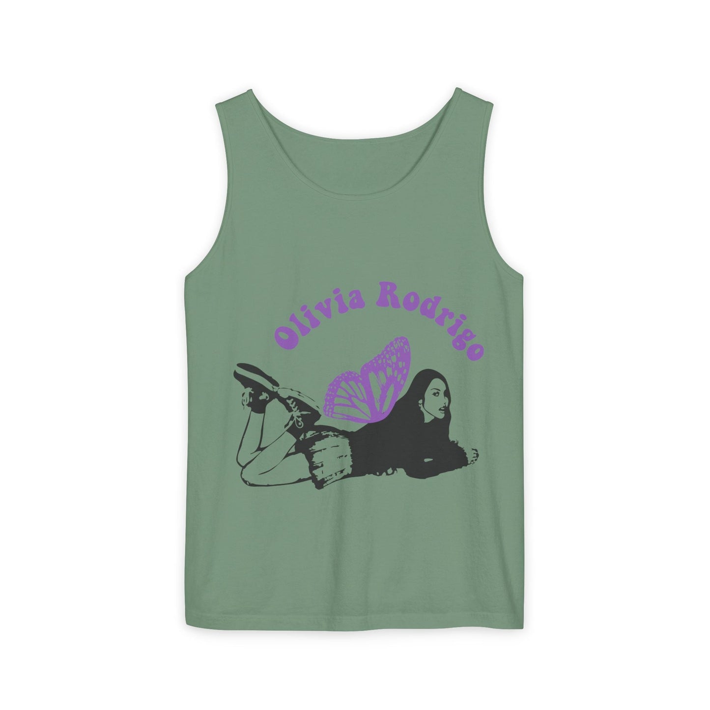 Olivia Rodrigo Butterfly Arc-Dyed Tank Top Printify