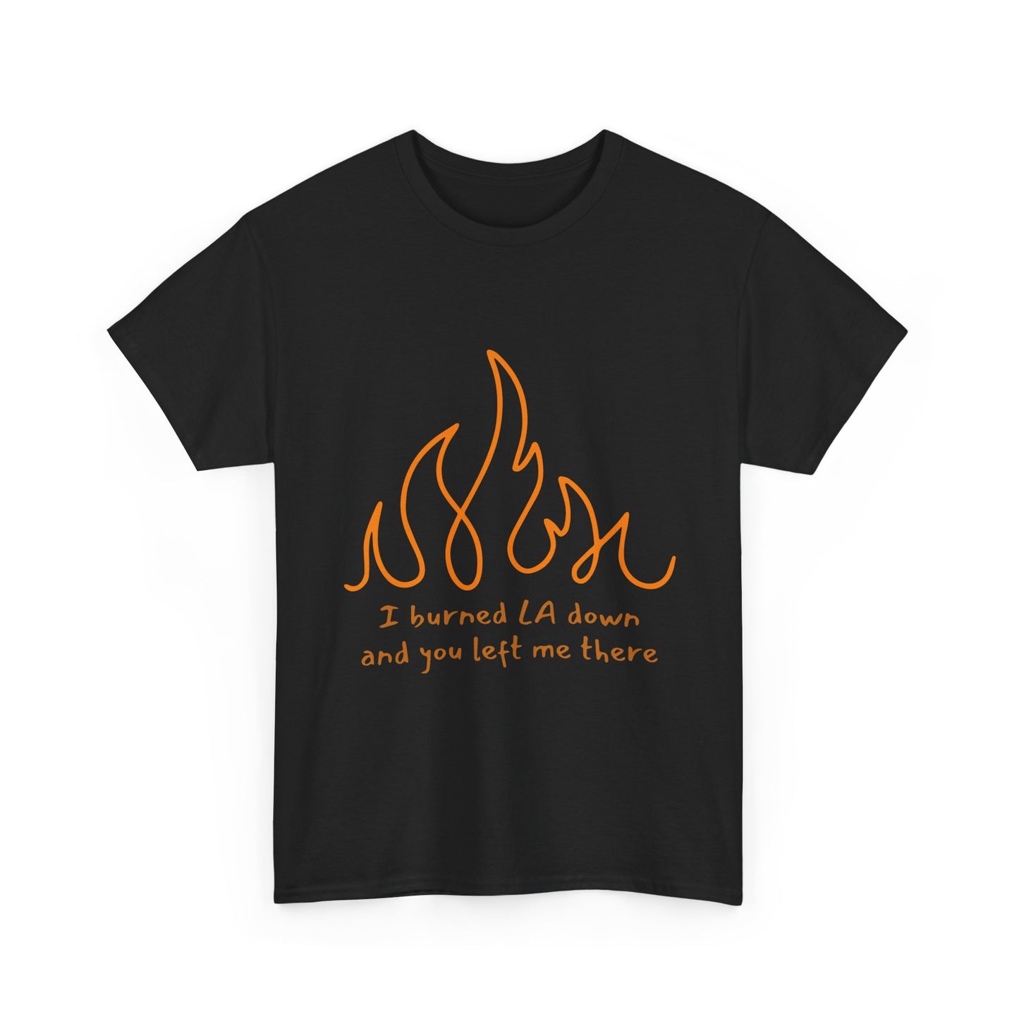 Flame Unisex Heavy Cotton Tee - snazzymerch