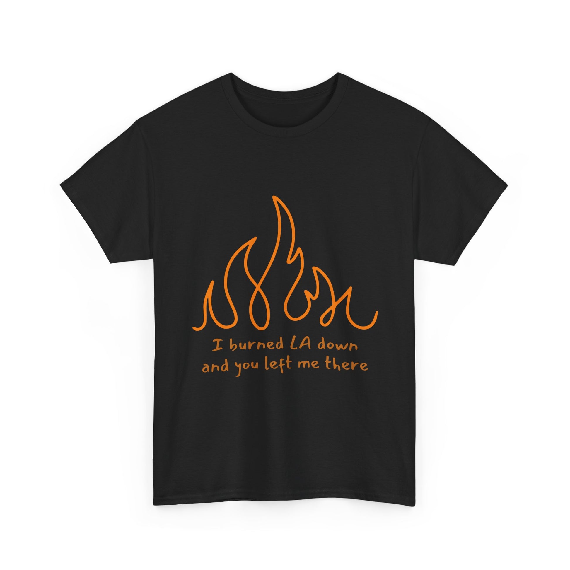 Flame Unisex Heavy Cotton Tee - snazzymerch