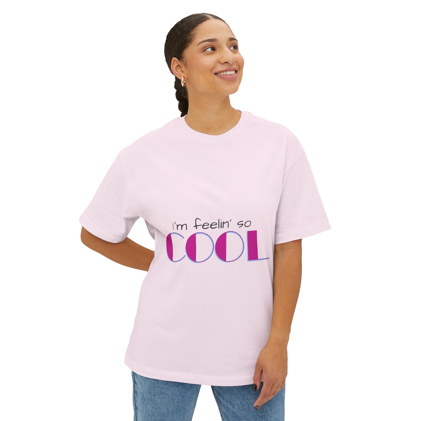 Minimal Quote Unisex Oversized Boxy Tee - snazzymerch