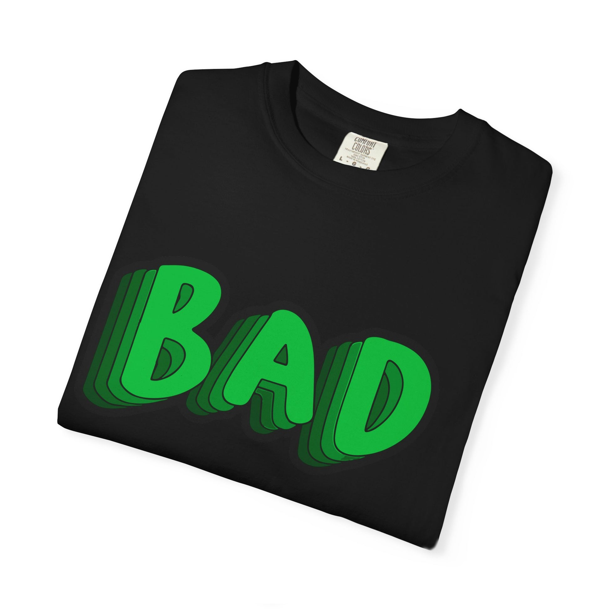 Billie Eilish Inspired Dyed T-shirt – Bold 3D Bad Mood Edition Printify