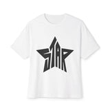 Electric Heartbeat Unisex Oversized Boxy Tee - snazzymerch