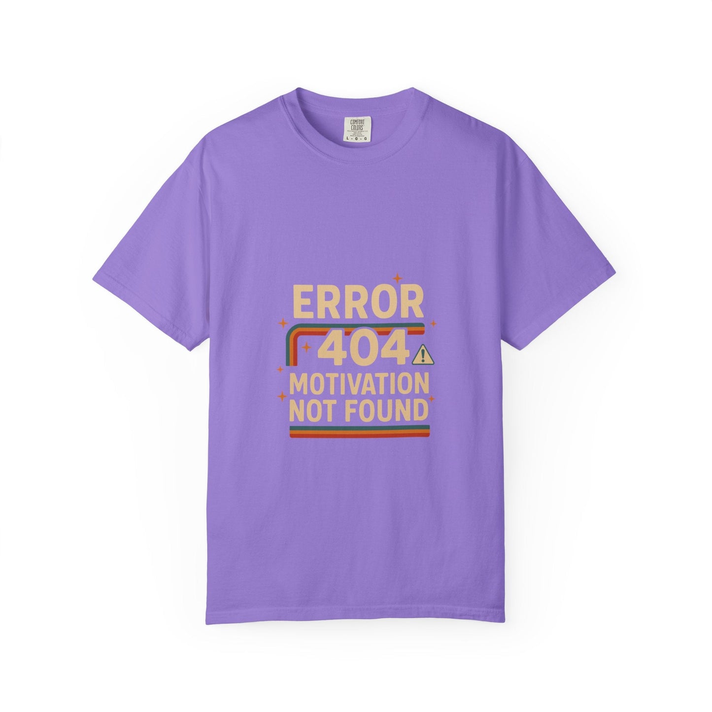 Unisex Garment-Dyed T-shirt – Snazzy Error 404 Edition Printify
