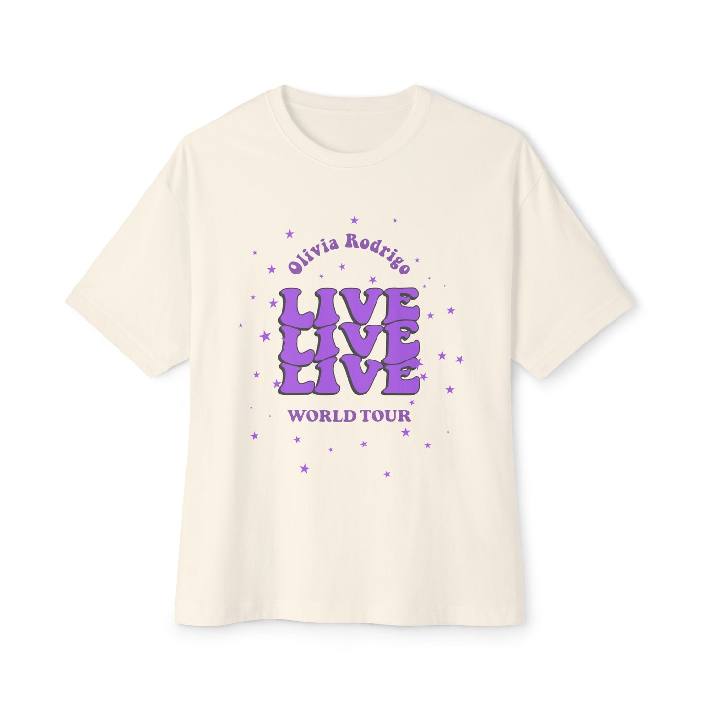 Olivia Rodrigo Live World Tour-Oversized Tee Printify