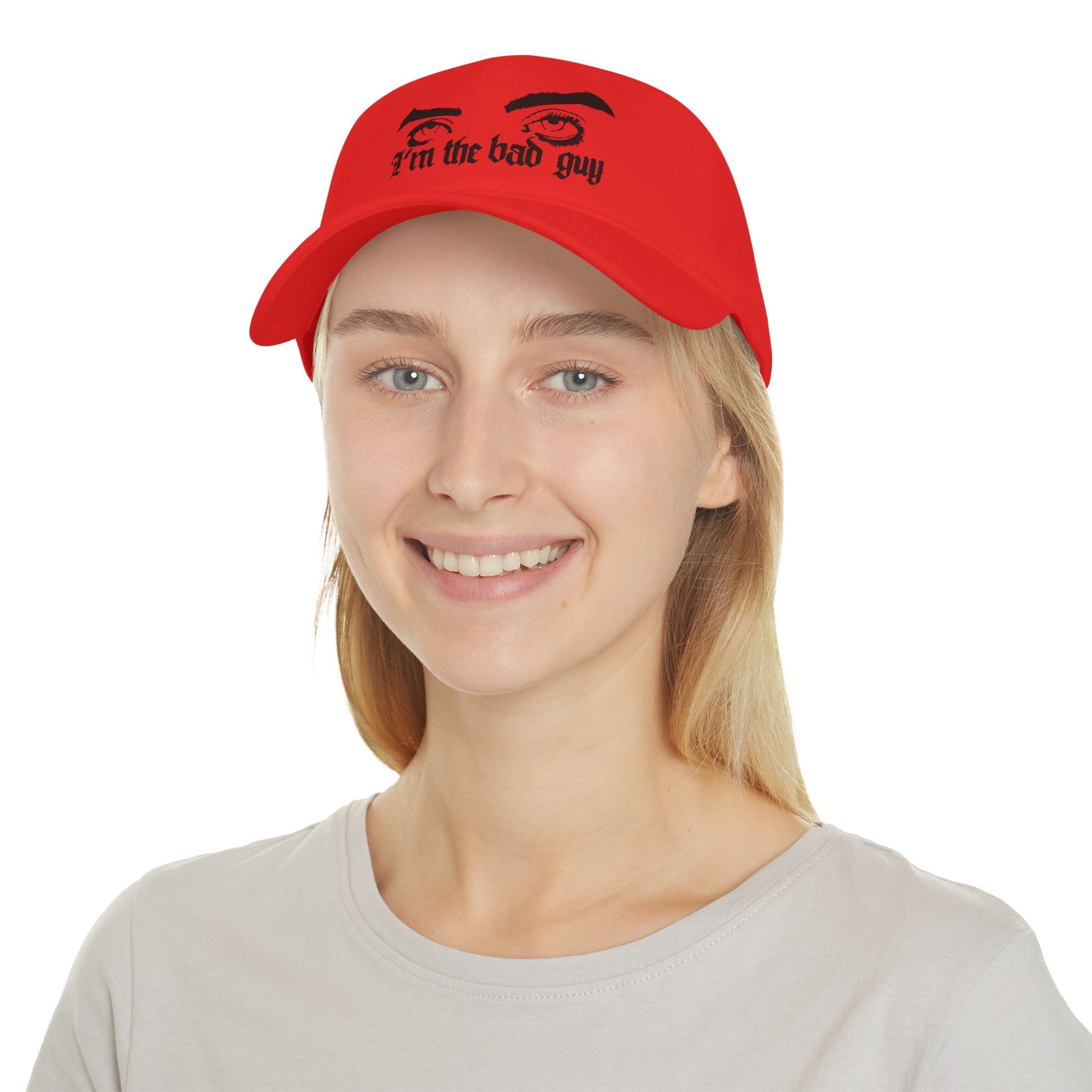 Billie Eilish Inspired Baseball Cap – Eyes & Shadows Gothic Edition Printify