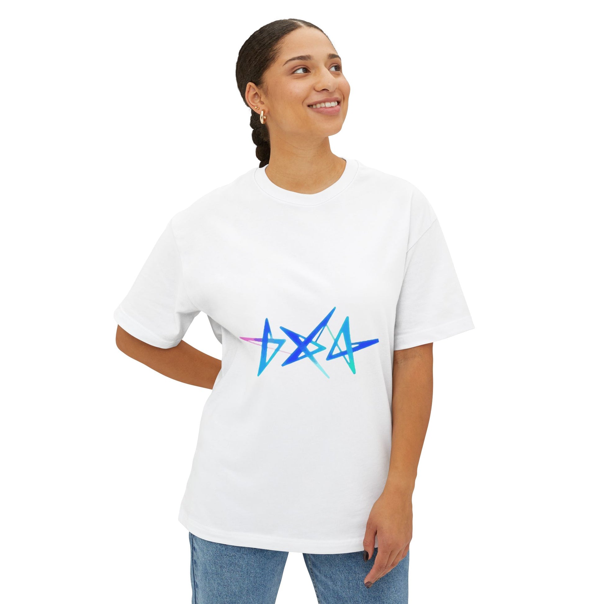 LUMINA Unisex Oversized Boxy Tee - snazzymerch