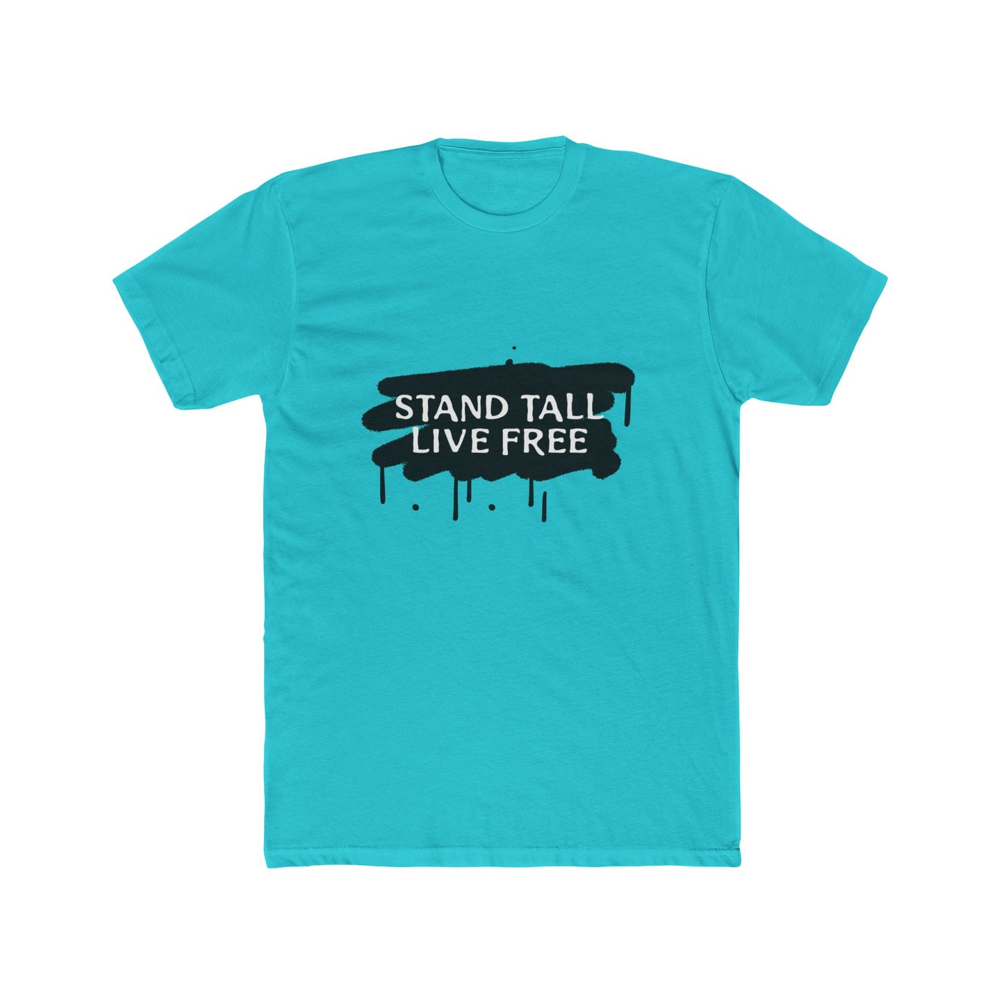 Stand Tall Live Free Unisex Cotton Tee - snazzymerch