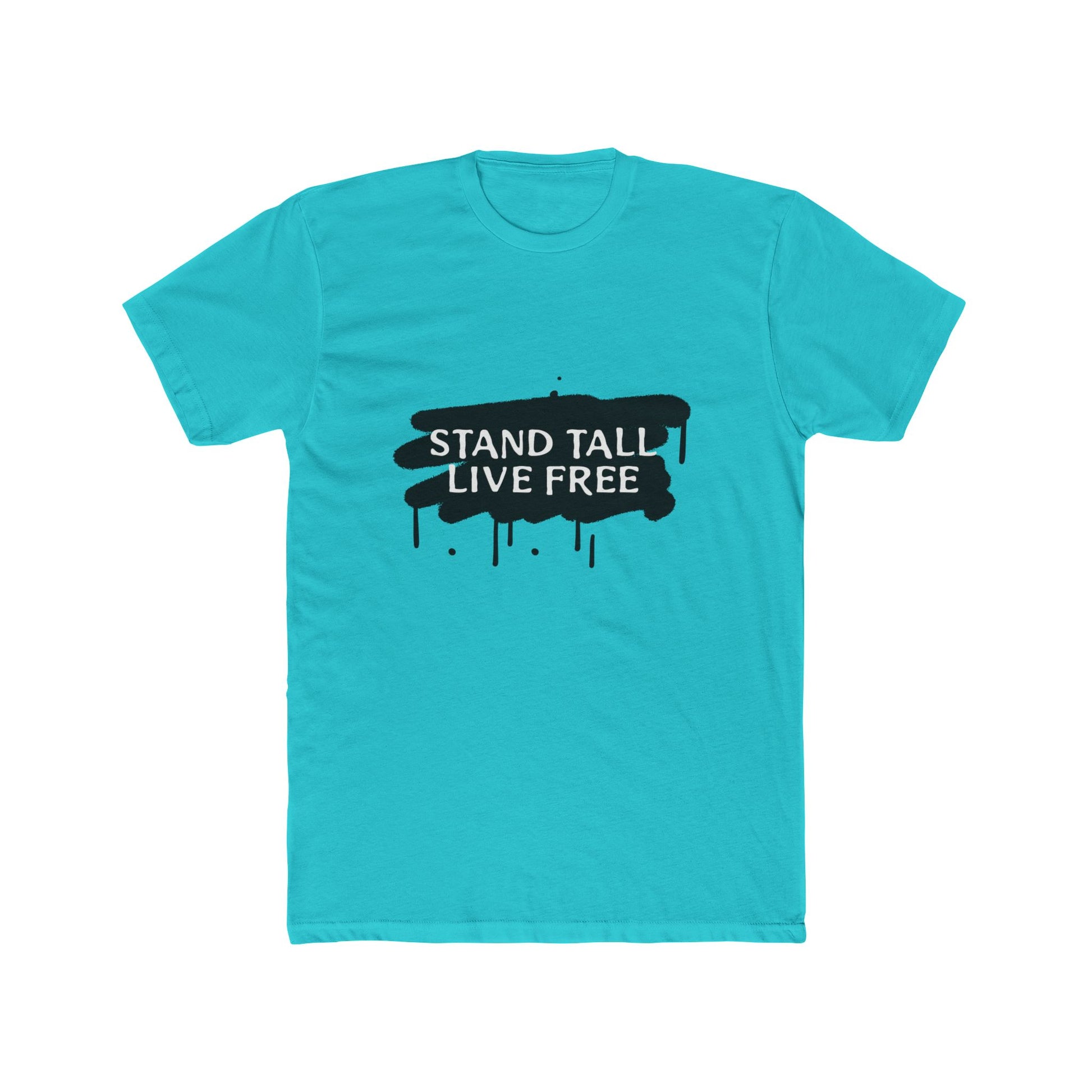 Stand Tall Live Free Unisex Cotton Tee - snazzymerch