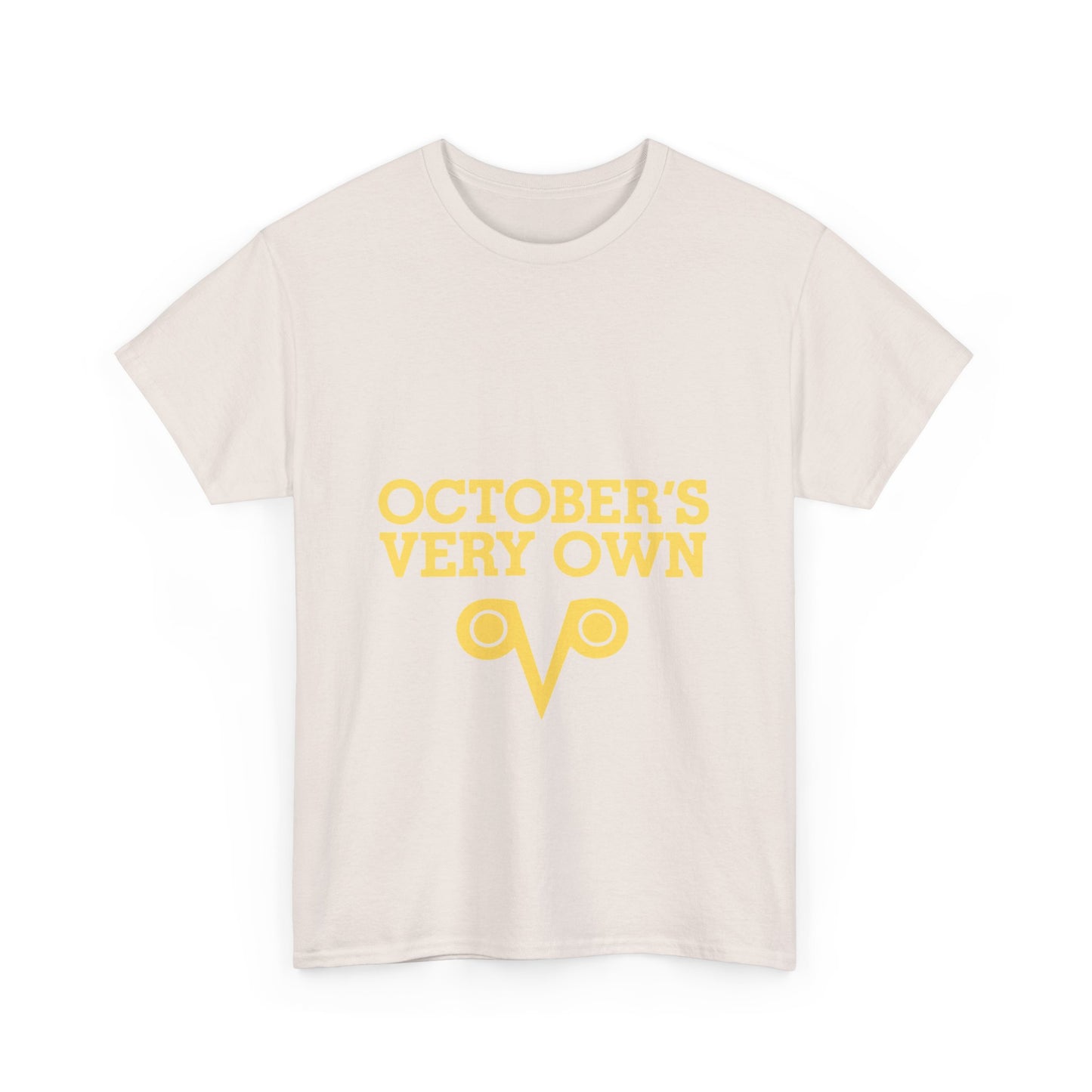 October’s Very Own Bold Logo Heavy Cotton Tee Printify