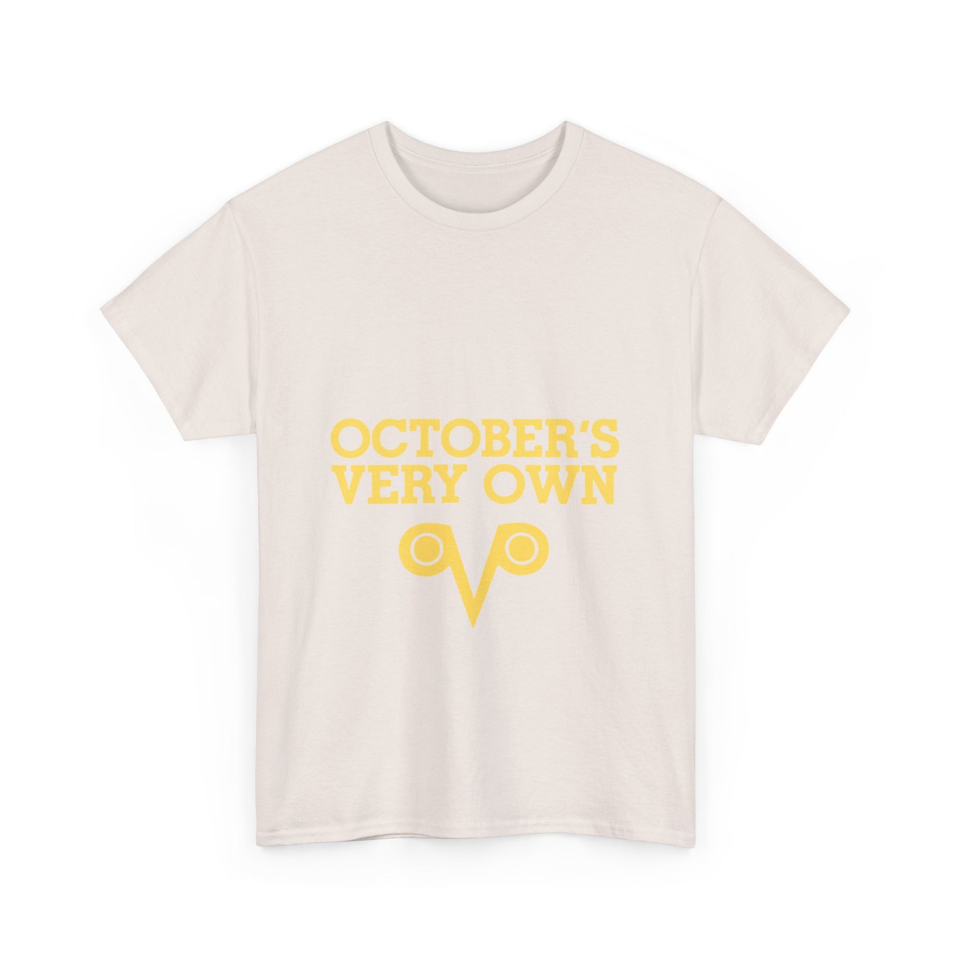 October’s Very Own Bold Logo Heavy Cotton Tee Printify