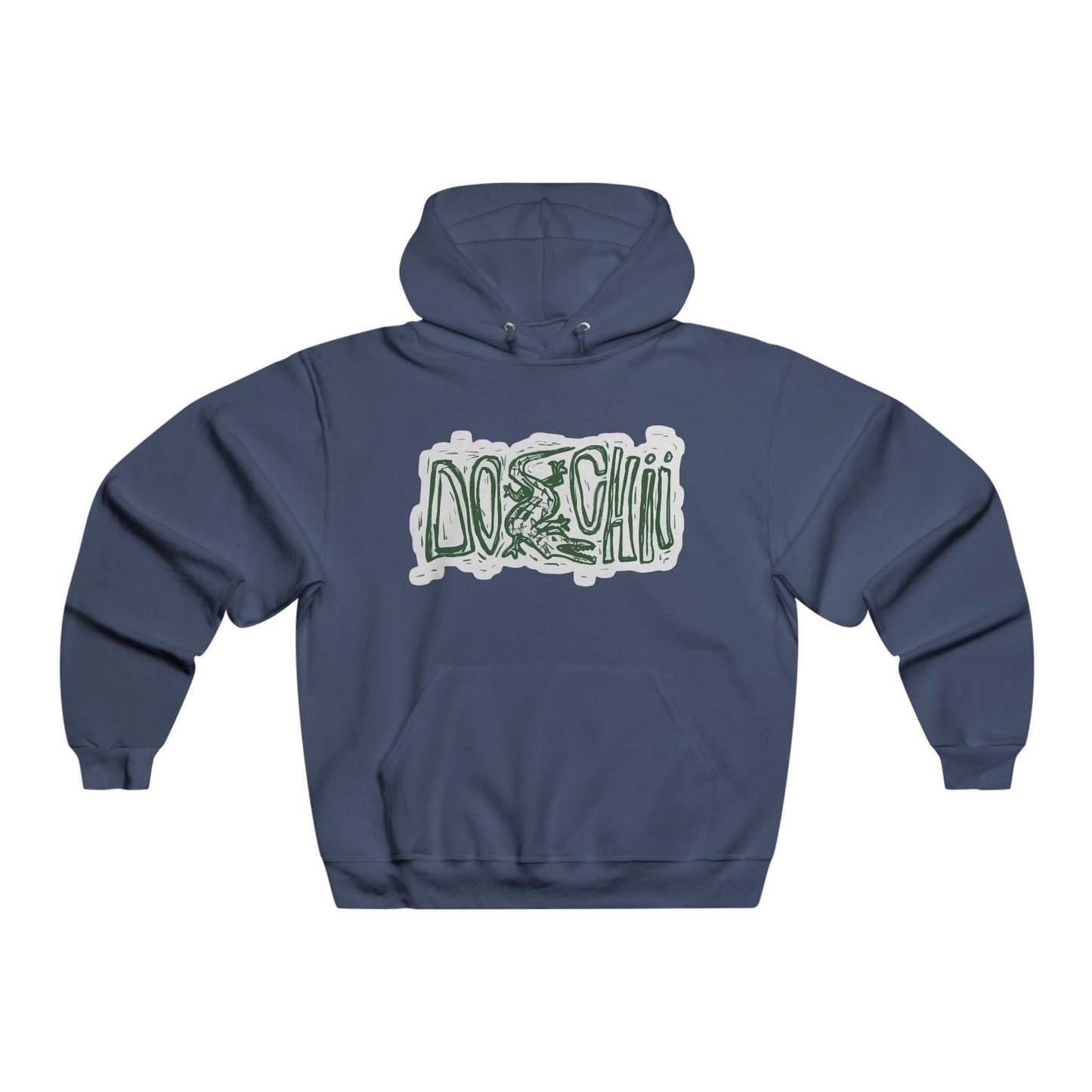 Lizard Lettering Men's NUBLEND® Hooded Sweatshirt - snazzymerch