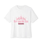BP Crown Logo – Oversized Boxy Tee Printify