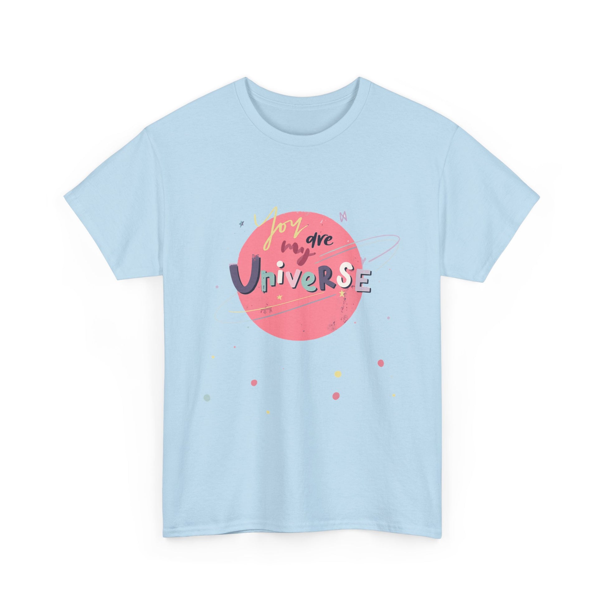 Pastel Planet & Universe Unisex Cotton Tee Printify