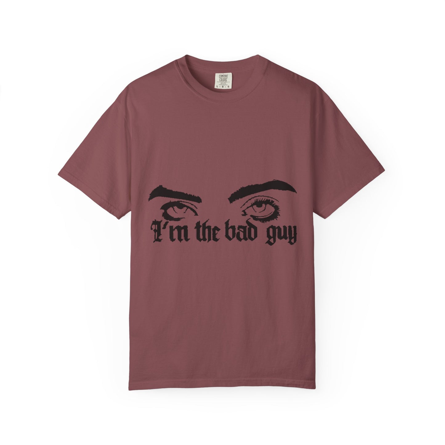 Billie Eilish Inspired Dyed T-shirt – Eyes & Shadows Gothic Edition Printify