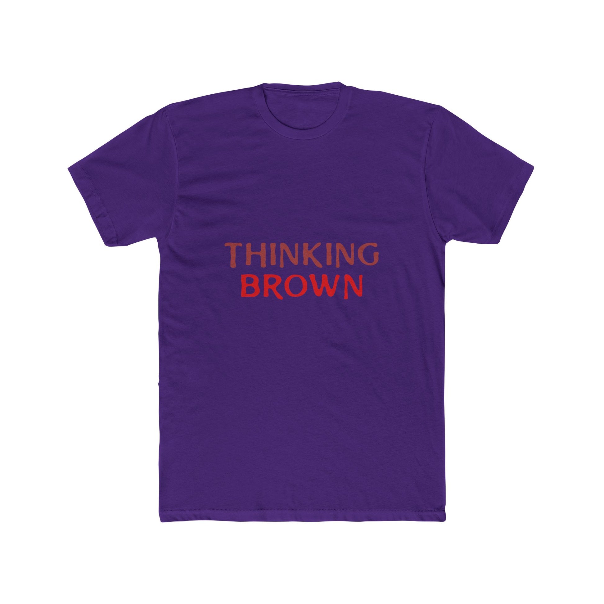Thinking Bold Text Unisex Cotton Tee - snazzymerch