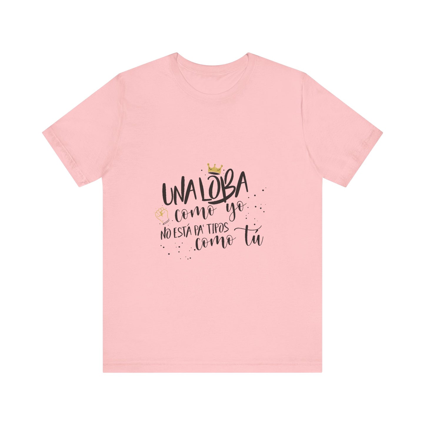 Golden Wolf Energy Unisex jersey short sleeve tee Printify