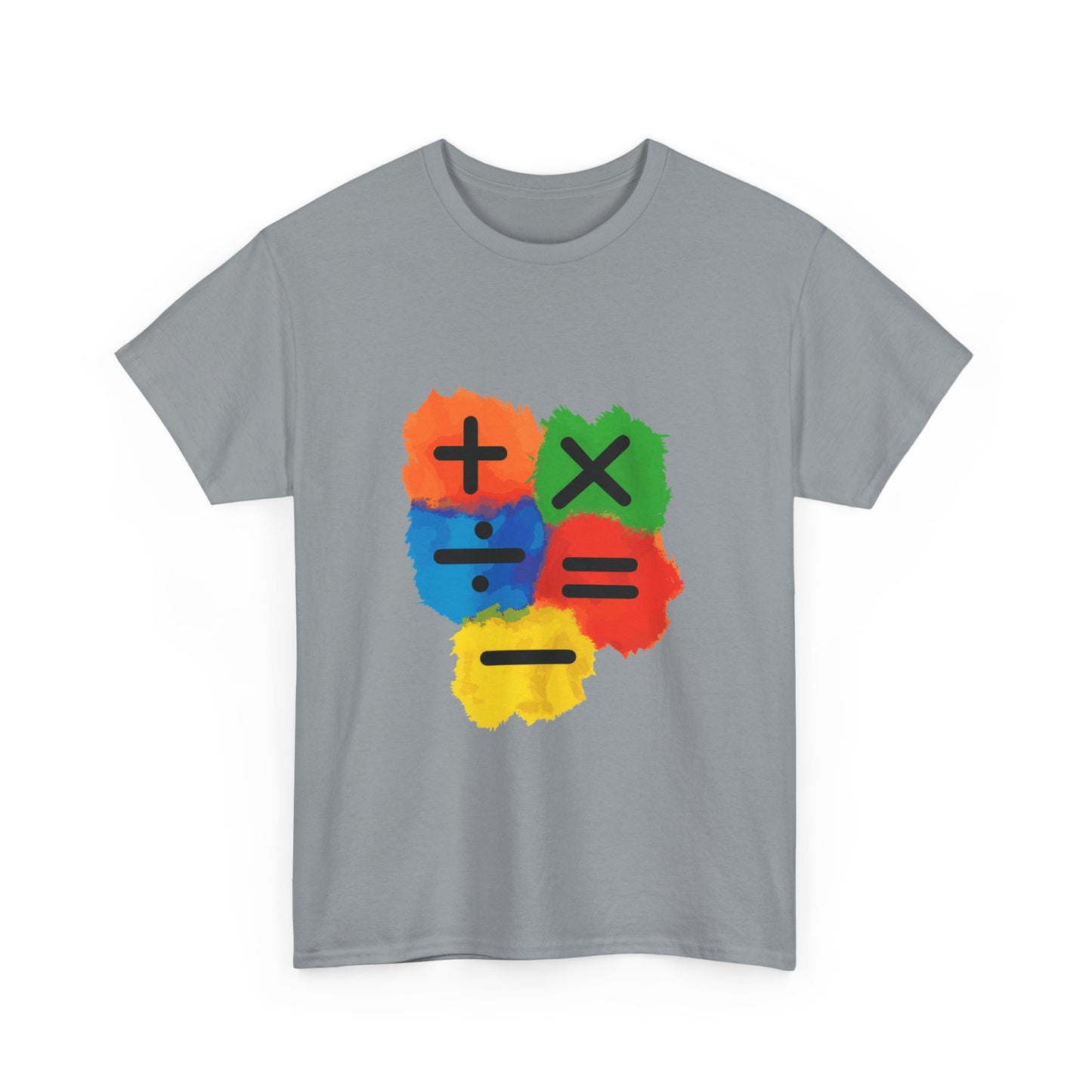 Orange Equals Symbol Unisex Heavy Cotton Tee Printify