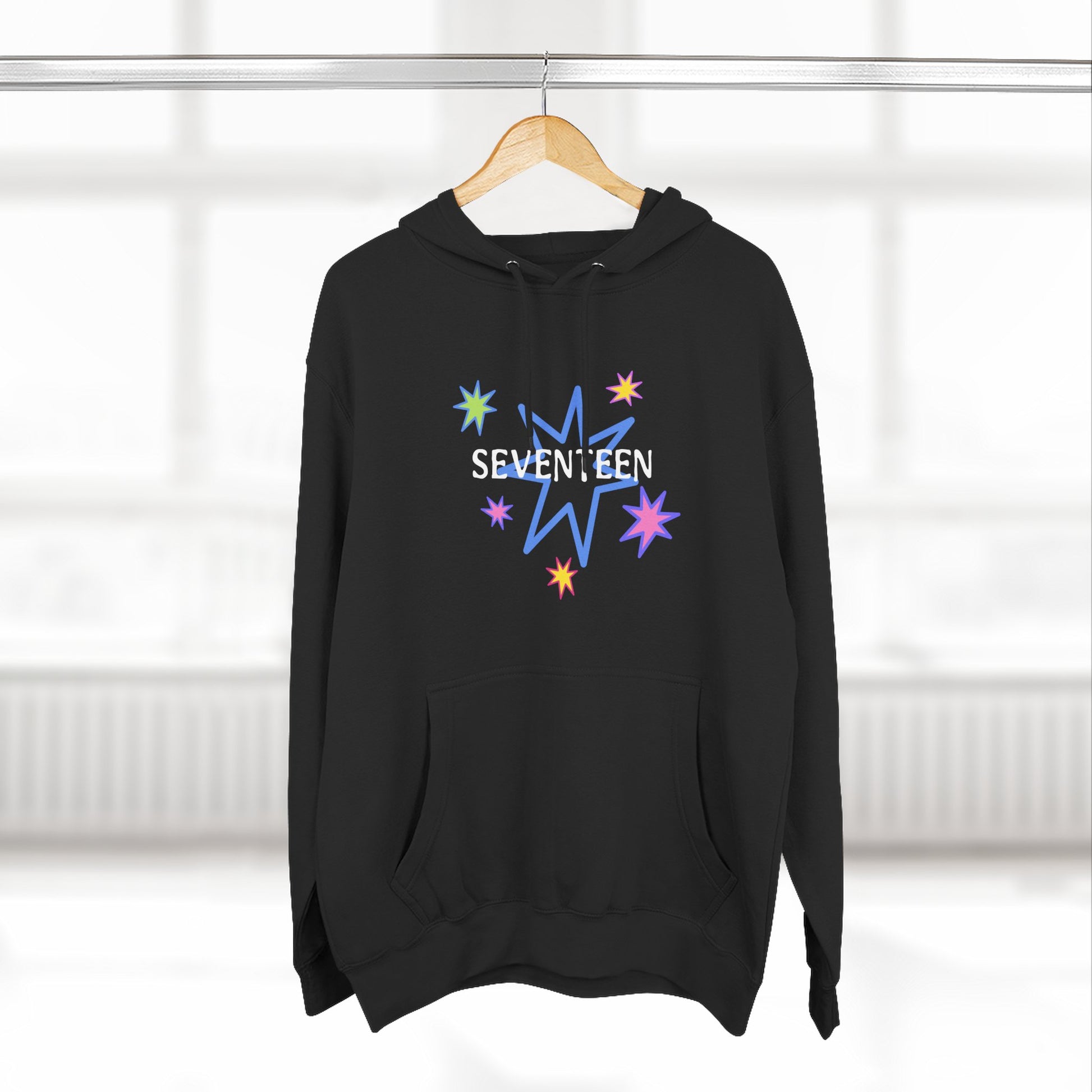 Starlight Seventeen Three-Panel Fleece Hoodie - snazzymerch