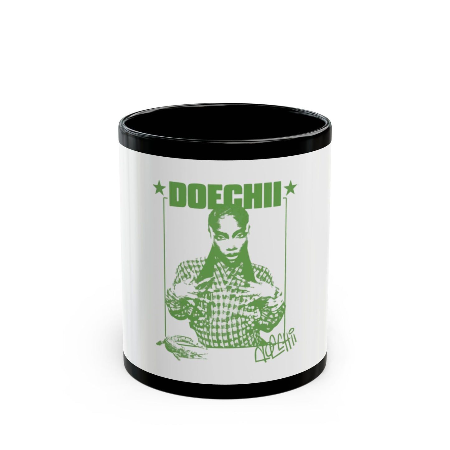 Star Frame Black Mug (11oz, 15oz) - snazzymerch